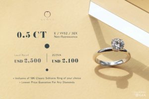 ZCOVA 0.5ct Engagement Ring Promotion