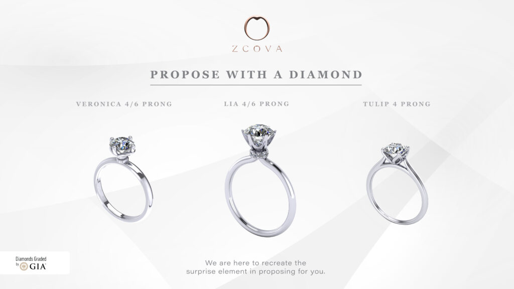 ZCOVA Propose With A Diamond Service