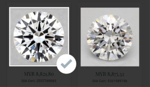 Pick the perfect diamond