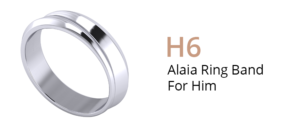 ZCOVA Alaia Ring Band For Him_Wedding Band