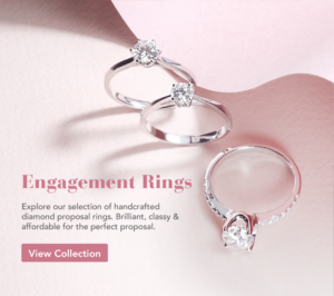 Diamond engagement rings ZCOVA Singapore