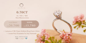 0.7CT Diamond Engagement Ring Promotion