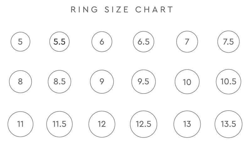 Printable ring size | Zcova