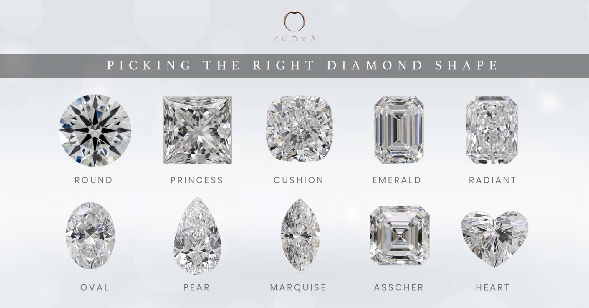 Pick the Right Engagement Ring Diamond Shapes 2020