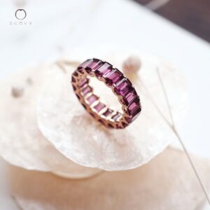 Pink Tourmaline Eternity Band - gemstone jewellery in Malaysia