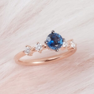 Gemstone Sapphire Engagement Ring Online Malaysia