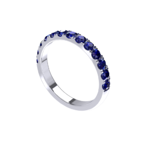 Blue Sapphire Gemstone Eternity Ring Buy Online Malaysia