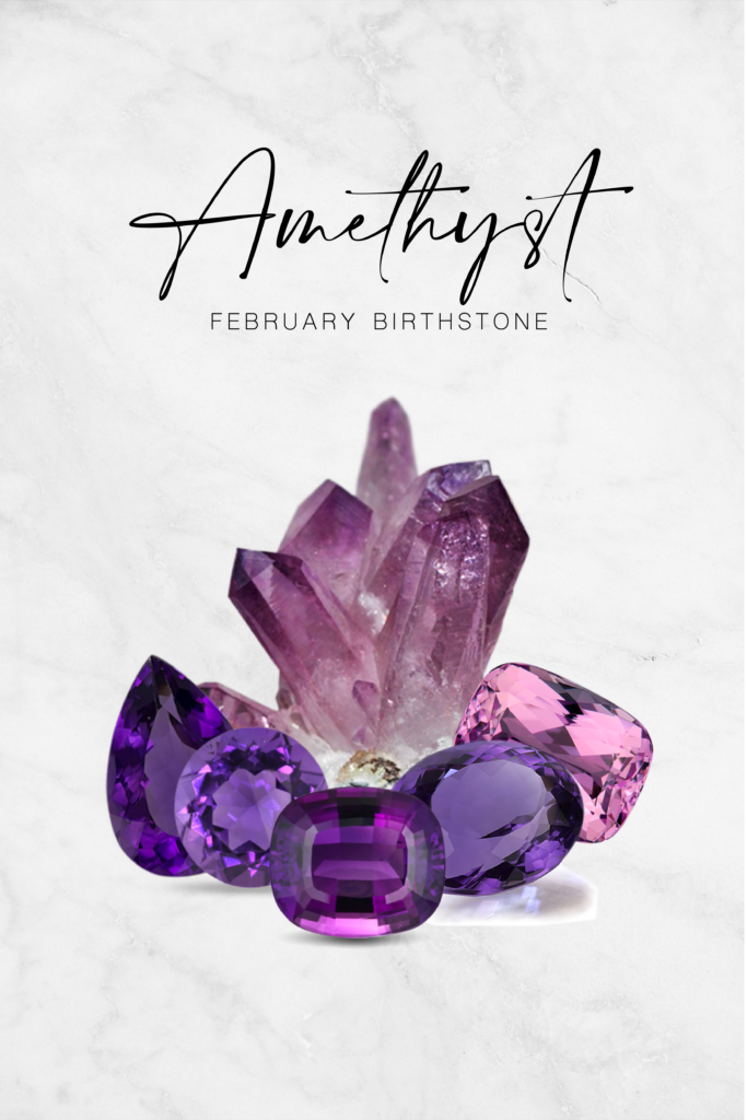 Amethyst stone store birthstone