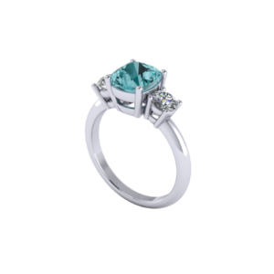 Dark Blue Aquamarine Gemstone Ring Inspiration