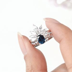 Blue Sapphire gemstone ring