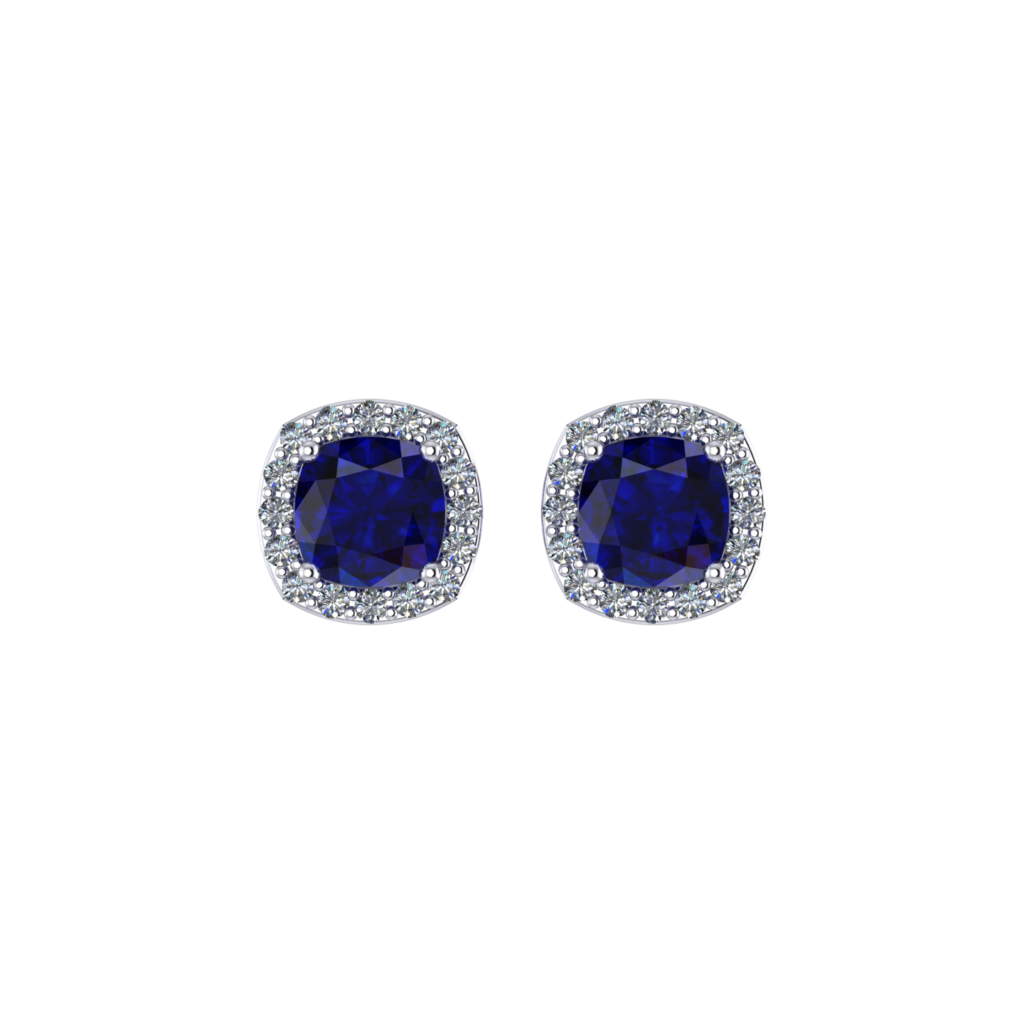 Princess Diana Inspired Blue Sapphire earring