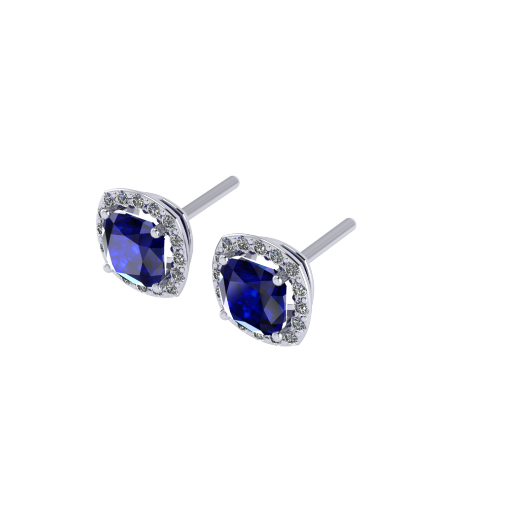 Princess Diana Inspired Blue Sapphire earring