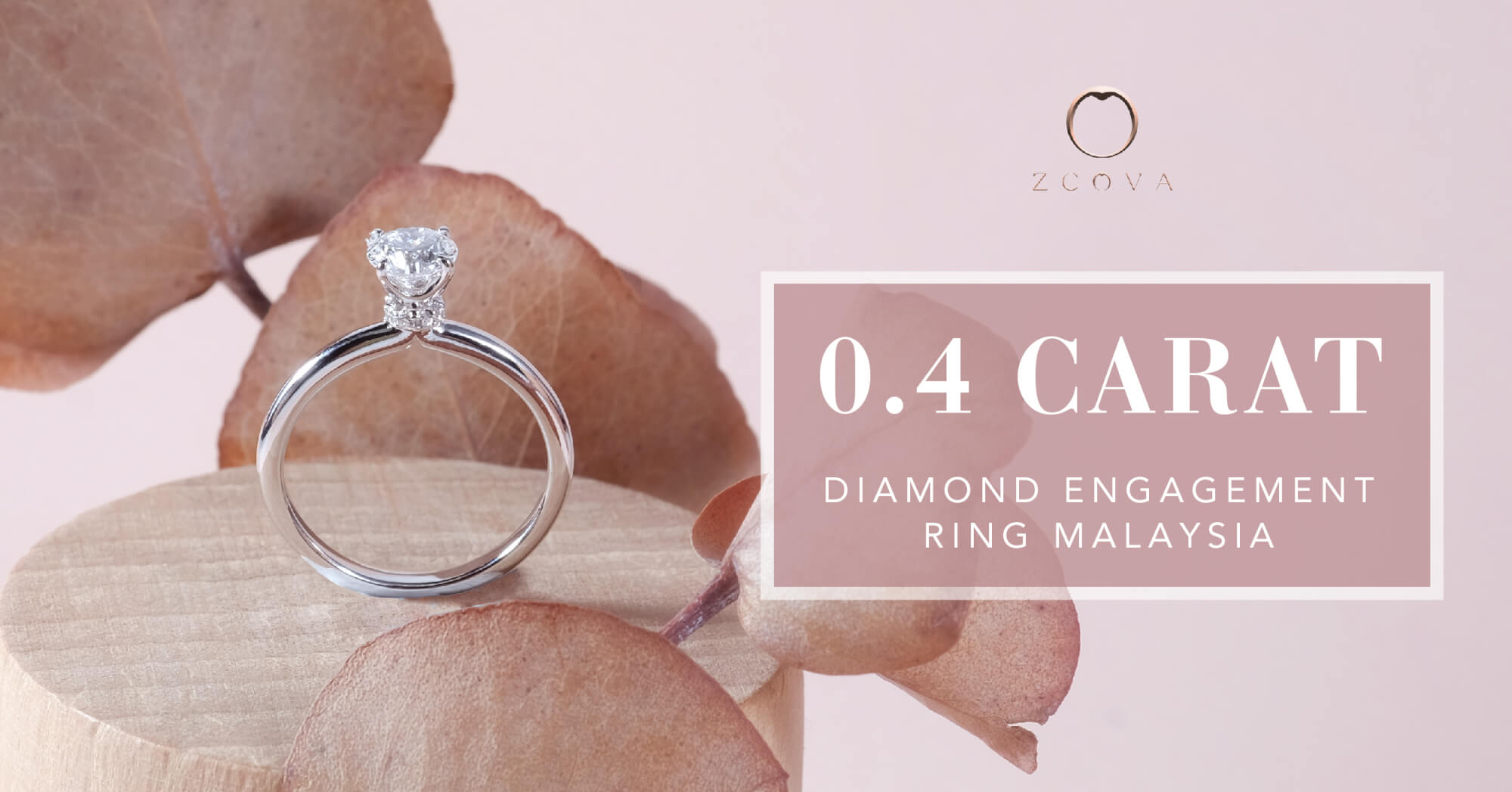 0.4CT diamond engagement ring