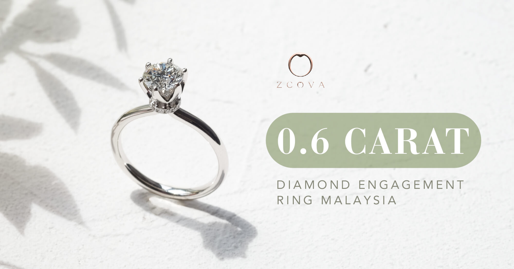 0.6CT Diamond Engagement Ring