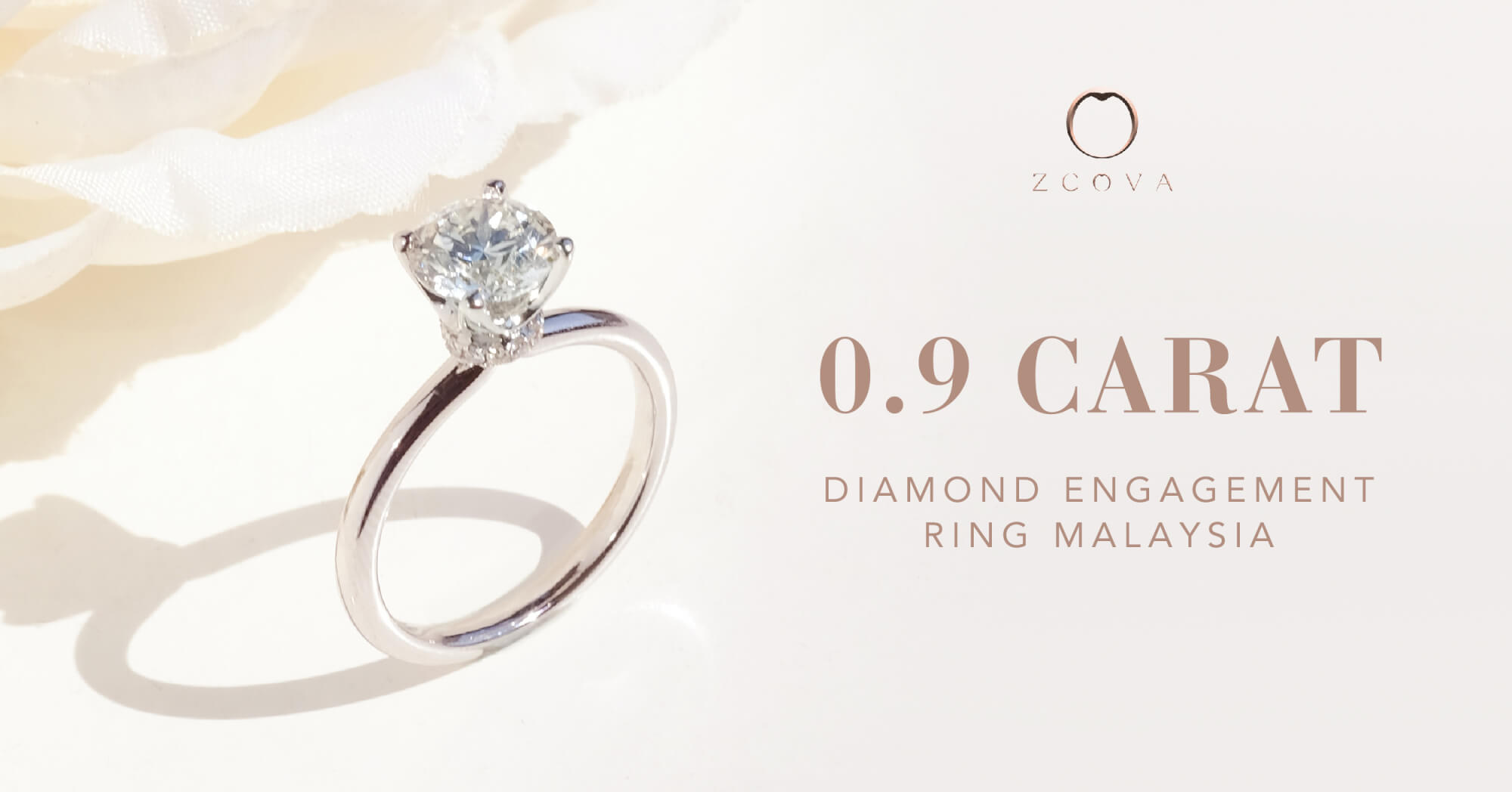 0.9CT Diamond Engagement Ring