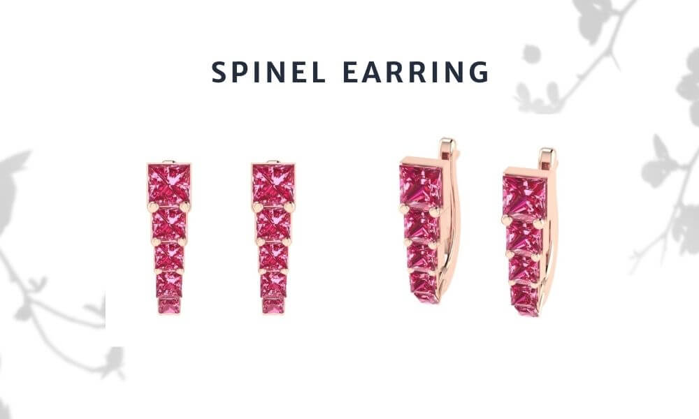 Pink Princess Spinel Earring