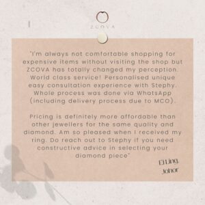 zcova customer online review best value diamond malaysia