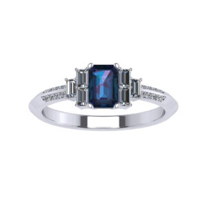alexandrite gemstone ring