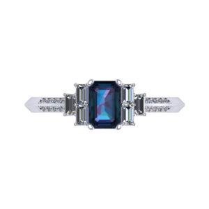 alexandrite gemstone ring