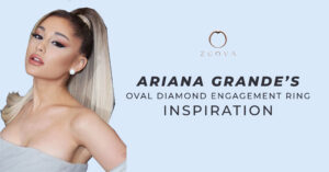 Ariana Grande Oval Diamond Engagement Ring Inspiration