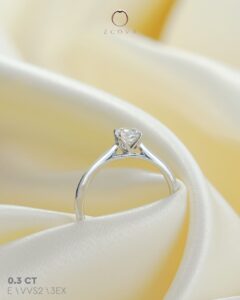 Tulip Cathedral Engagement Ring