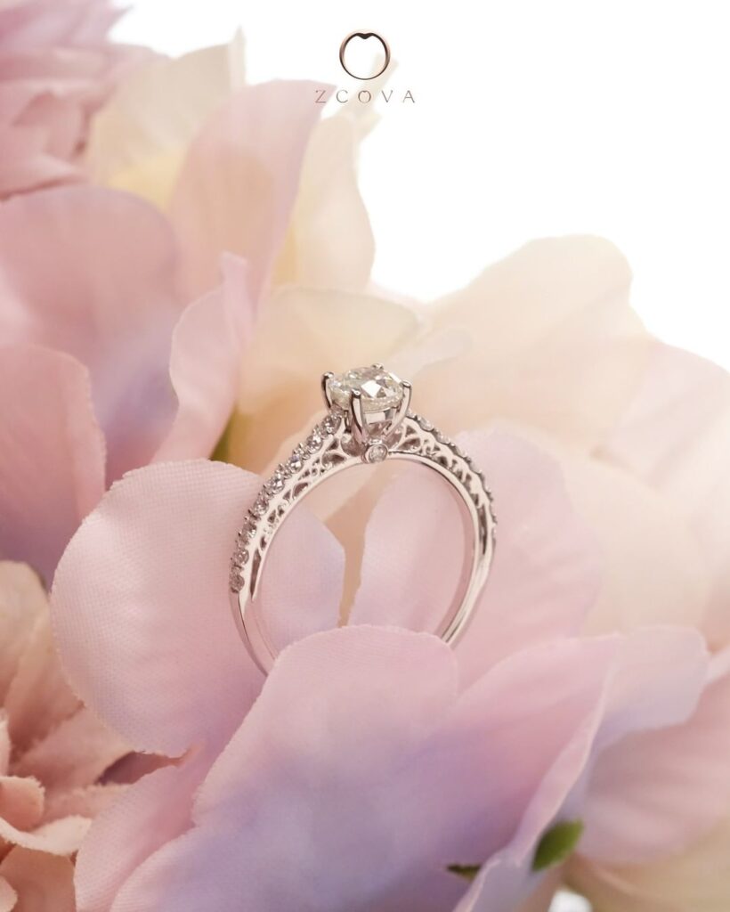 Vintage Style Engagement Ring