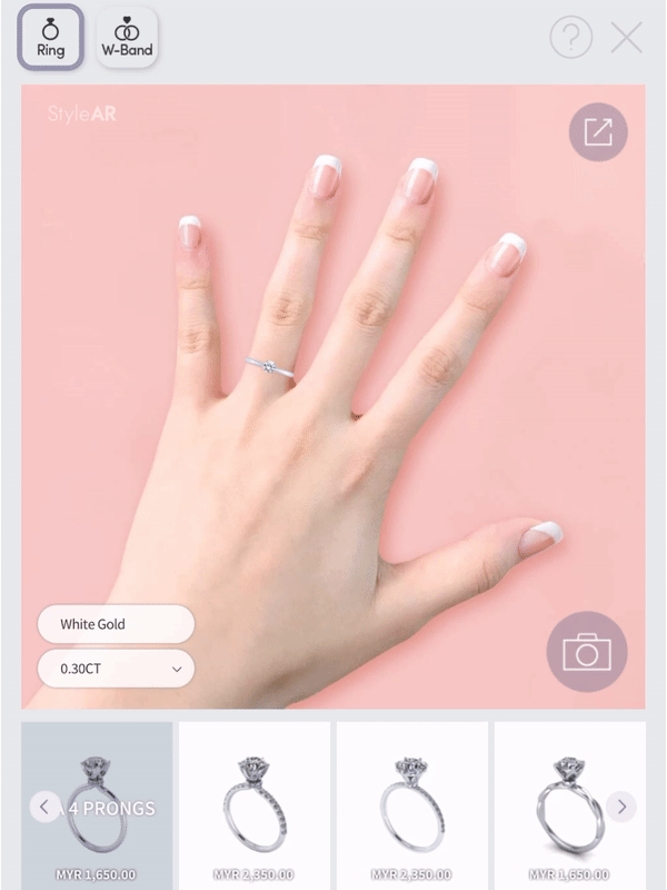 Try On Rings Online