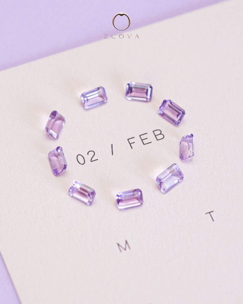 February Birthstone Amethyst Gemstone