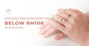diamond engagement rings below RM10K in Malaysia