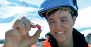 Environmentally Friendly Ruby Sourced from Greenland