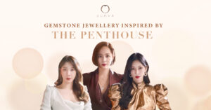Gemstone jewellery inspired by kdrama penthouse