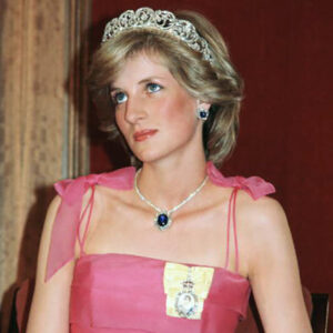 Princess Diana Blue Sapphire Earring and Necklace