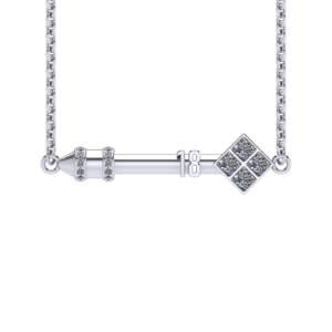 necklace with diamonds for 18th birthday gift