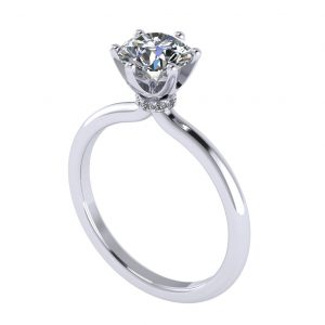 1CT diamond promotion Malaysia free engagement ring setting