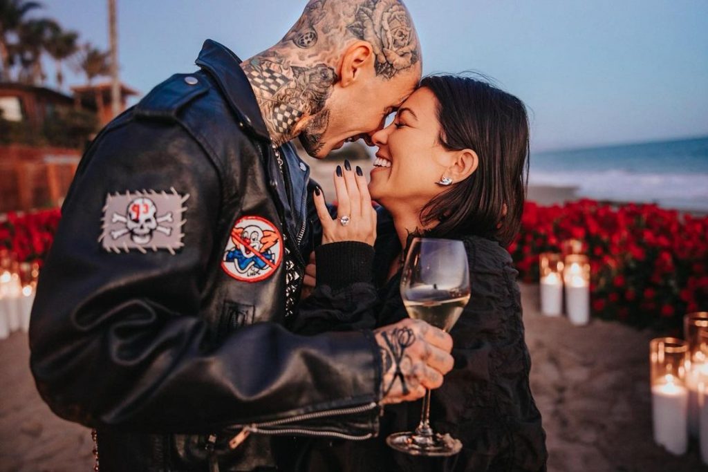 Kourtney Kardashian and Travis Barker Engagment