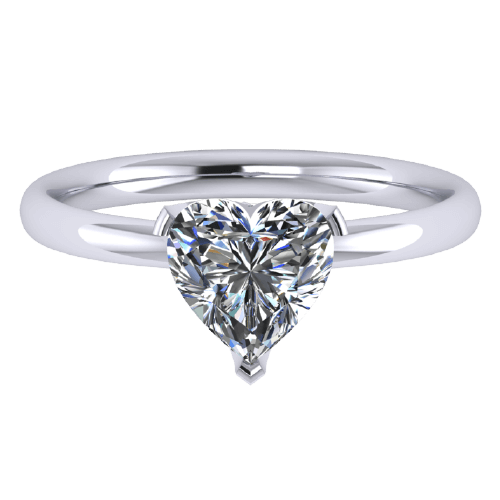 ZCOVA Lia Engagement Ring 1 Carat Heart Shape Diamond