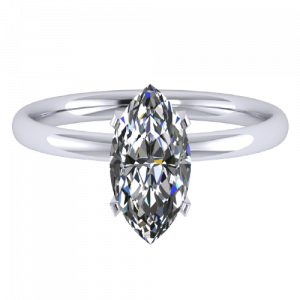 ZCOVA Lia Engagement Ring Marquise Shape Diamond