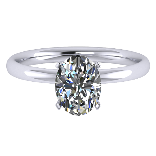 ZCOVA Lia Engagement 1 Carat Ring Oval Shape Diamond