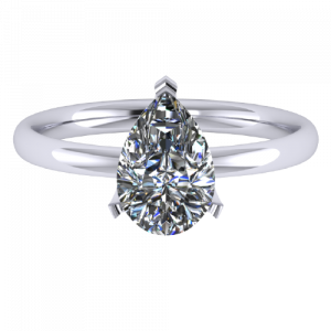 ZCOVA Lia Engagement Ring Pear Shape Diamond
