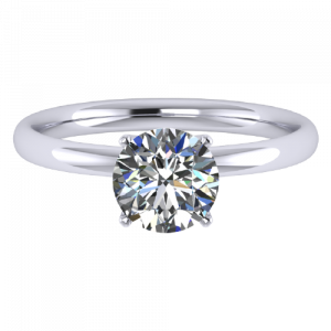 ZCOVA Lia Engagement Ring Round Brilliant Shape Diamond