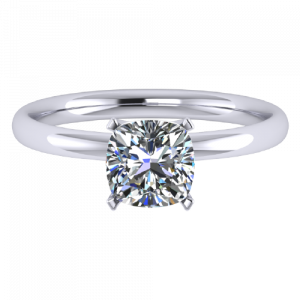 ZCOVA Lia Engagement Ring Square Cushion Shape Diamond