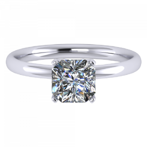 ZCOVA Lia Engagement Ring Square Radiant Shape Diamond
