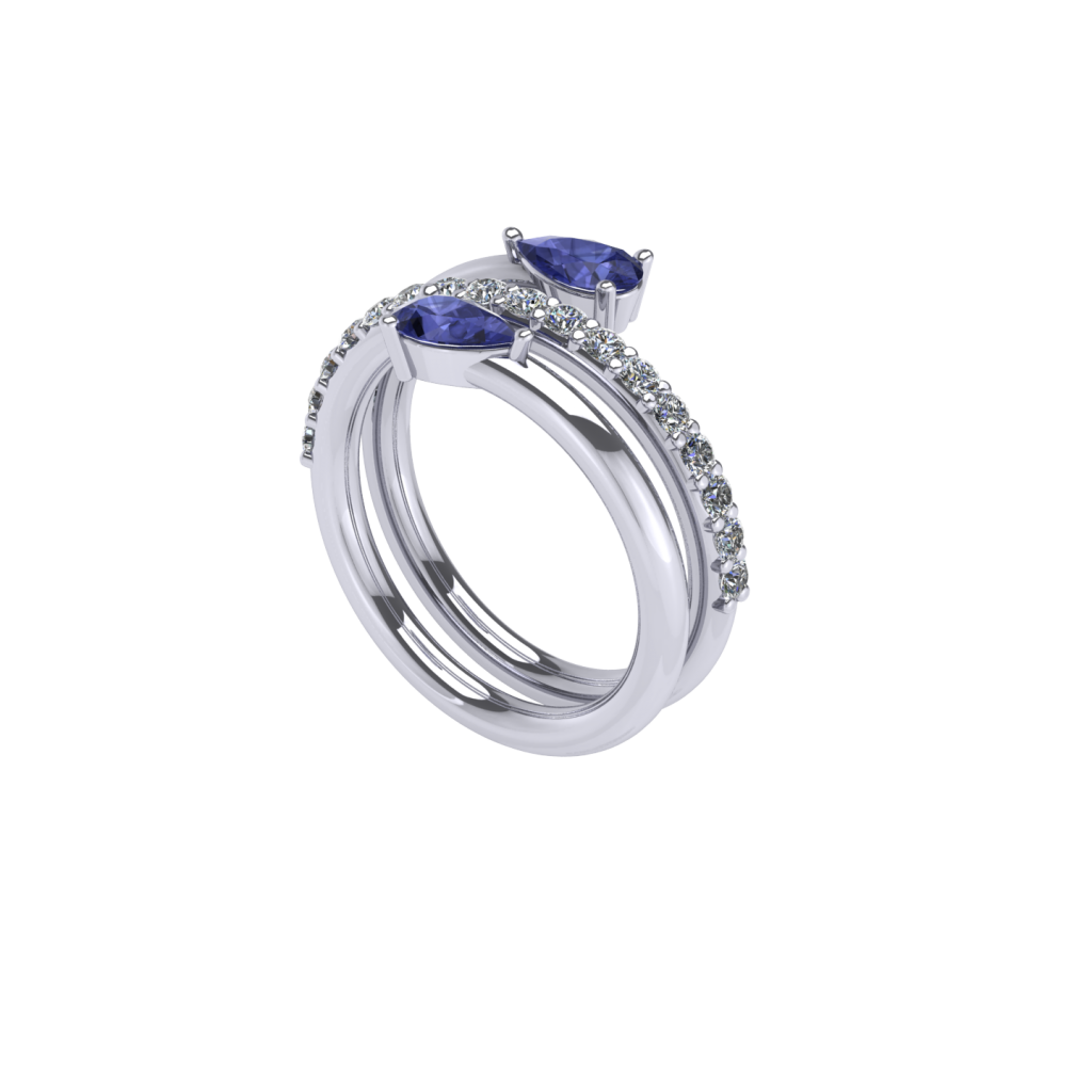 December Birthstone Tanzanite Gemstone Engagement Ring Designs