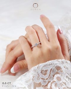 Lia Pave Engagement Ring