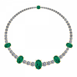 Buy Customised Emerald Necklace Malaysia