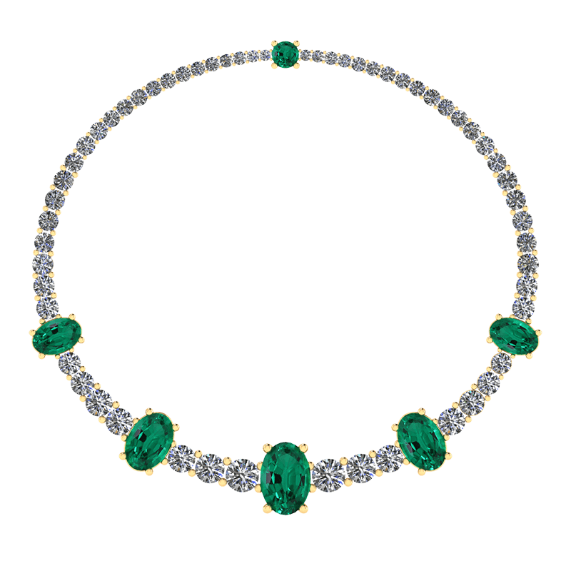 Buy Customised Emerald Necklace Malaysia