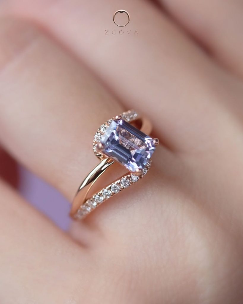 Customised Tanzanite Gemstone Engagement Ring