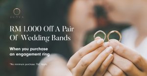 RM 1000 off wedding band promotion; wedding band discount zcova
