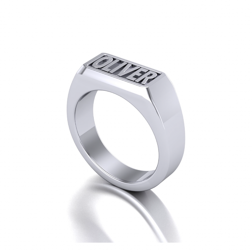 19k name signet ring