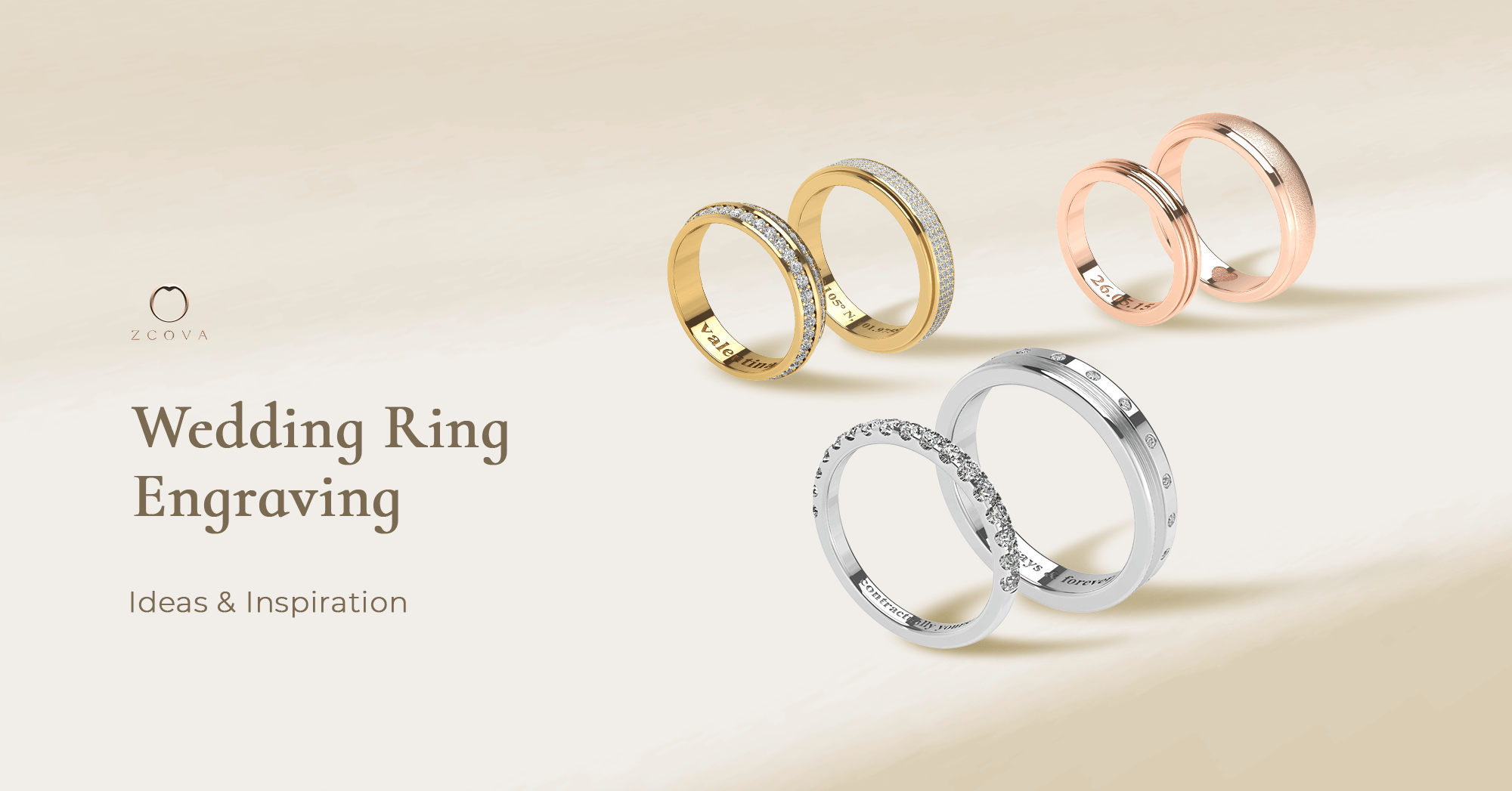 Wedding band deals engraving near me